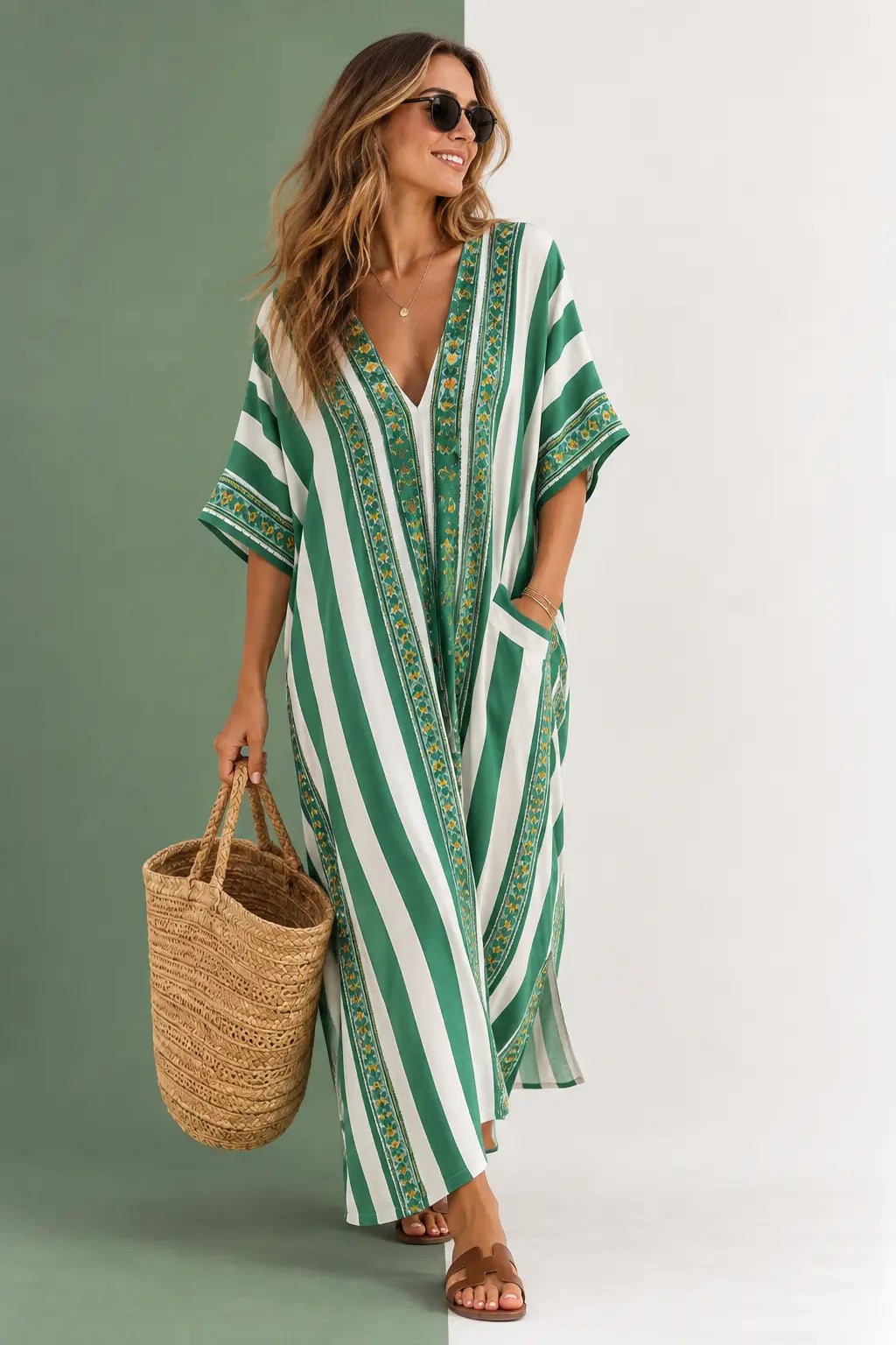 Santorini Bohemian Maxi Dress Tulipe Boutique