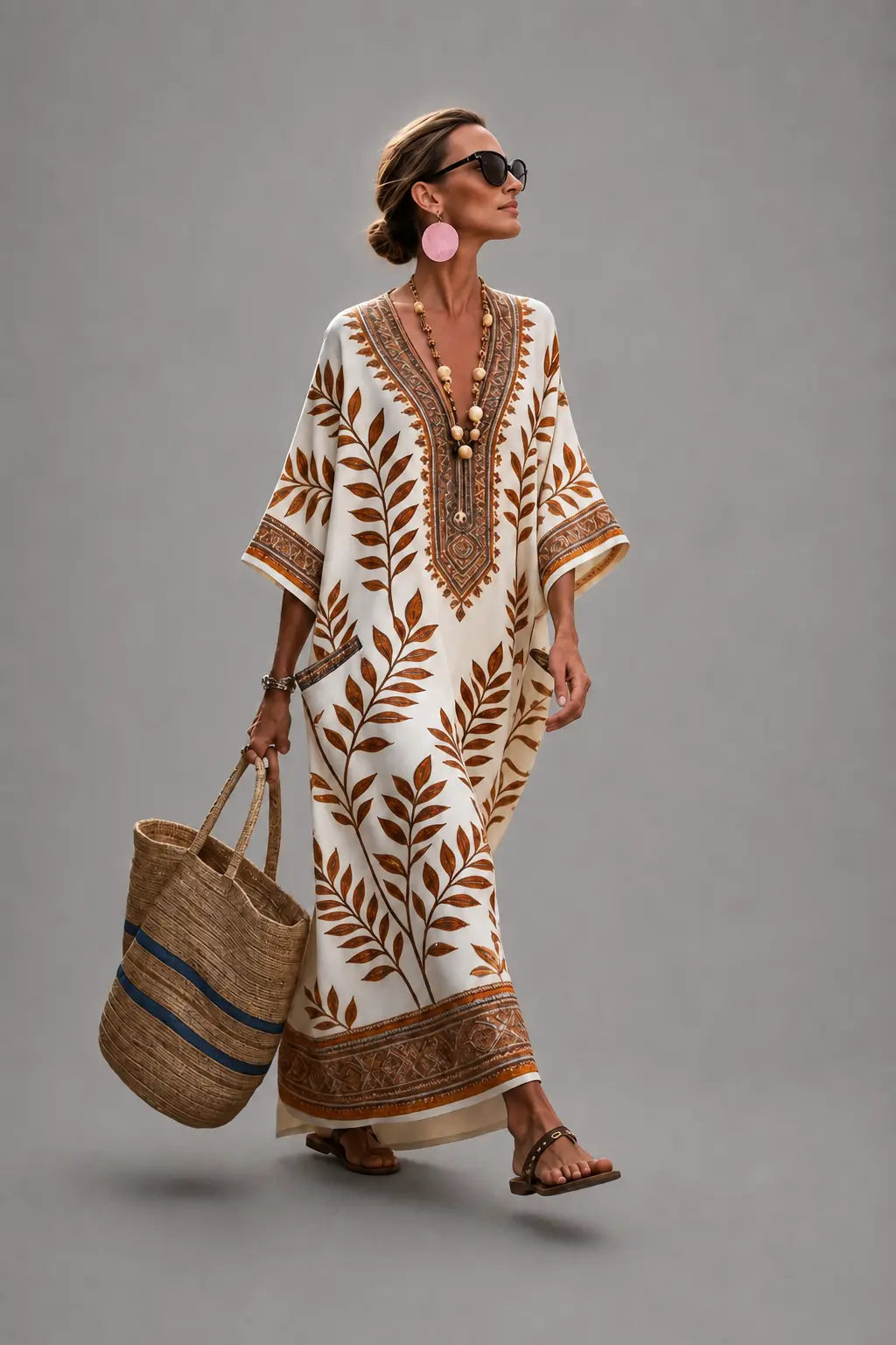 Santorini Bohemian Maxi Dress Tulipe Boutique