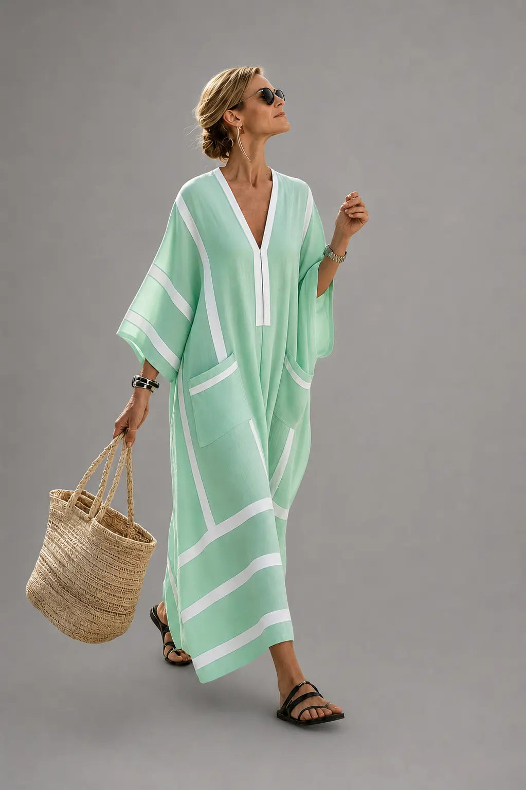Santorini Bohemian Maxi Dress Tulipe Boutique