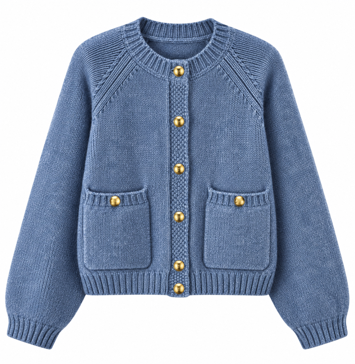 Margaux Gold Button Cardigan Tulipe Boutique