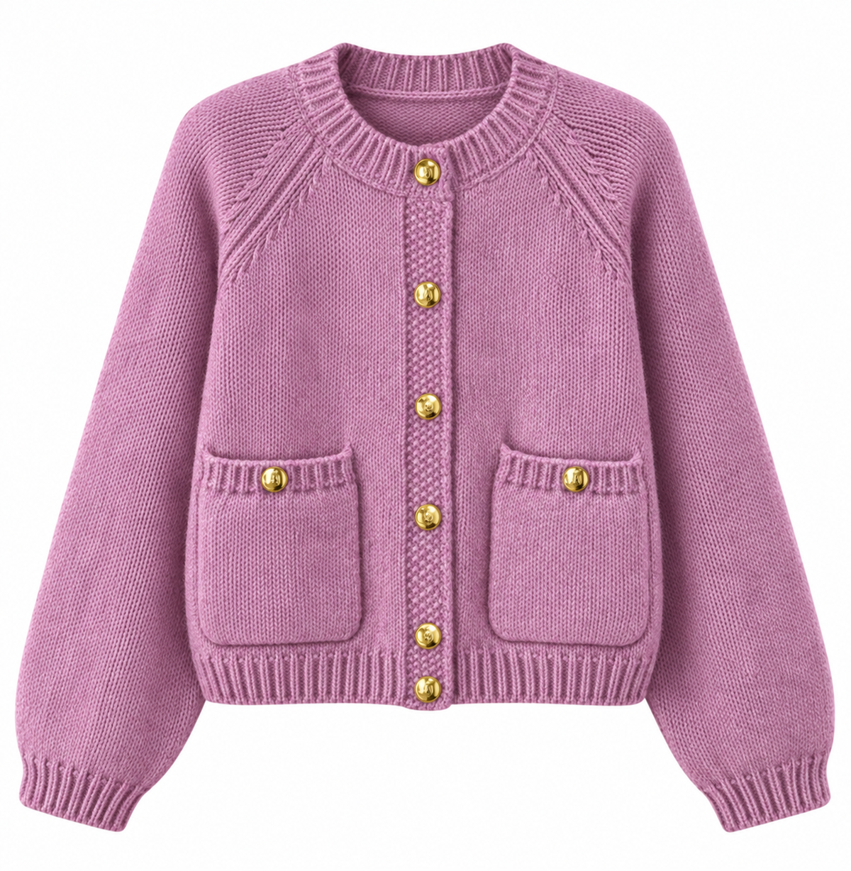 Margaux Gold Button Cardigan Tulipe Boutique