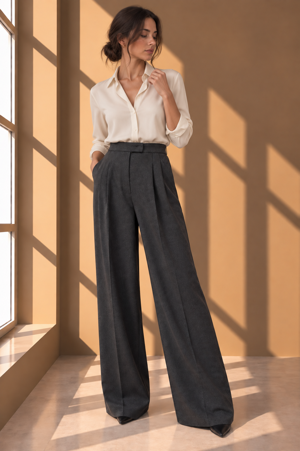 Wide-Leg Trousers Tulipe Boutique