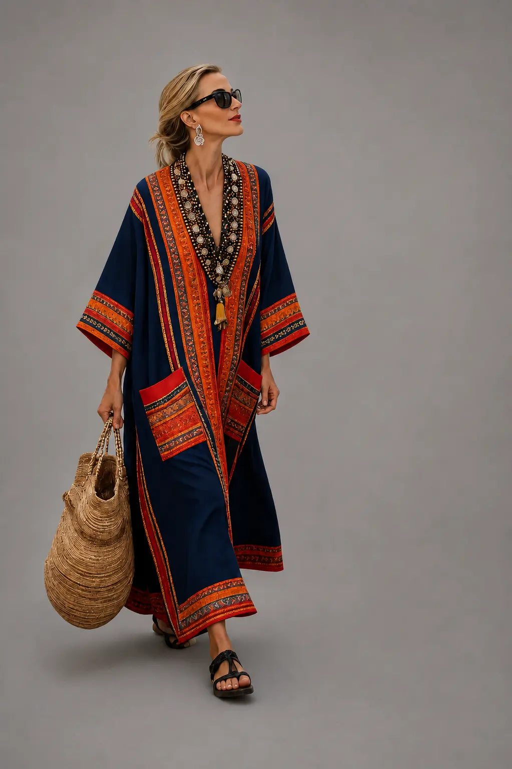 Santorini Bohemian Maxi Dress Tulipe Boutique